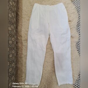 White Linen Pants